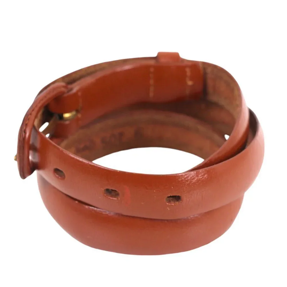 SELECTED BROWN GENUINE LEATHER 5/8